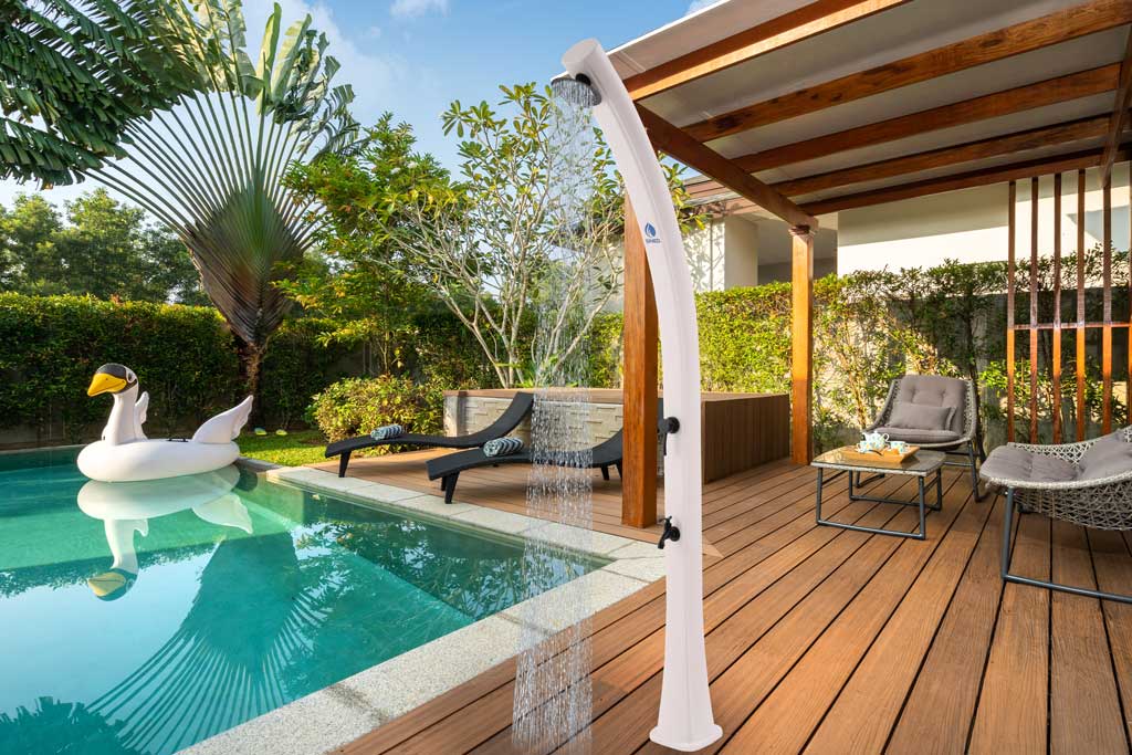 Doccia solare da giardino in PVC 18L Campeggio piscina con