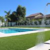 Beautiful,Back,Yard,In,Arizona Doccia Sined Alghero in acciaio inox