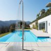 Exterior,Of,Building,With,Swimming,Pool,Overlooking,The,Hills.,Sunny DOCCIA STINTINO INOX Ambientata 100x100