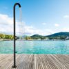 Doccia Nera Per Esterno Acciaio Inox 316l Sined Doccia Quartu Nera Doccia Quartu Nera Ambientata 100x100