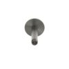 Braccio doccia corto fissaggio soffitto colore canna di fucile in acciaio resistente BRACCIO DOCCIA SOFFITTO LEVANTE CORTO CANNA FUCILE 100x100