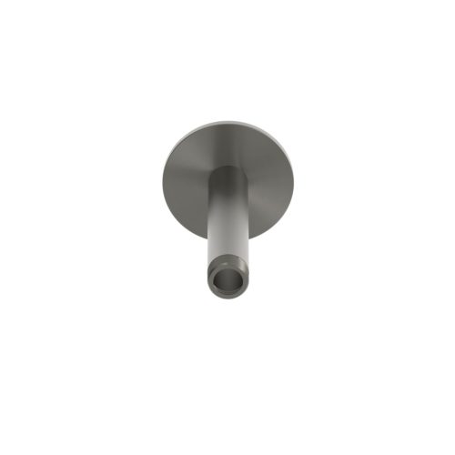 Braccio doccia corto fissaggio soffitto colore canna di fucile in acciaio resistente