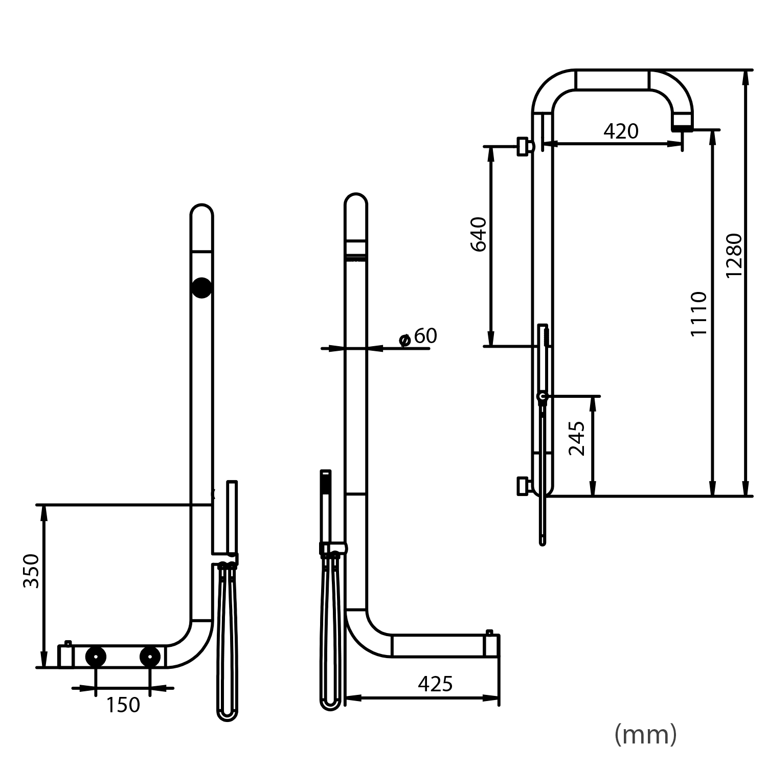 DOCCIA ARBOREA INOX 1