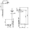 DOCCIA CABRAS INOX 1 100x100