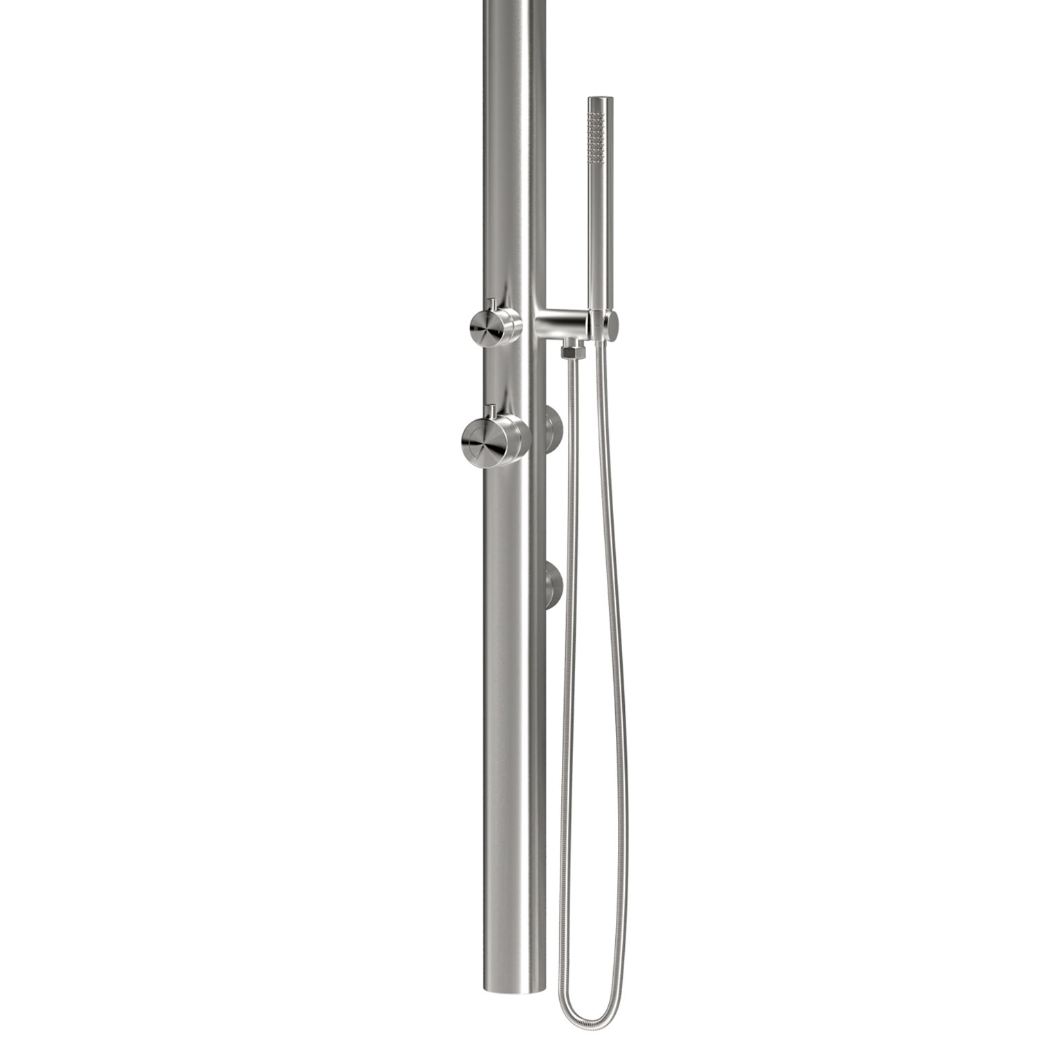 DOCCIA CHIA PARETE INOX 2