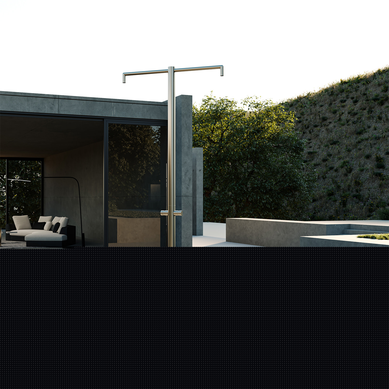 DOCCIA INOX BICEFALO 5