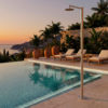 Doccia Esterna Acqua Fredda 1 Soffione Sined Doccia Inox Polifemo DOCCIA INOX POLIFEMO Ambientata 100x100