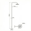 DOCCIA NORA CANNA FUCILE 100x100