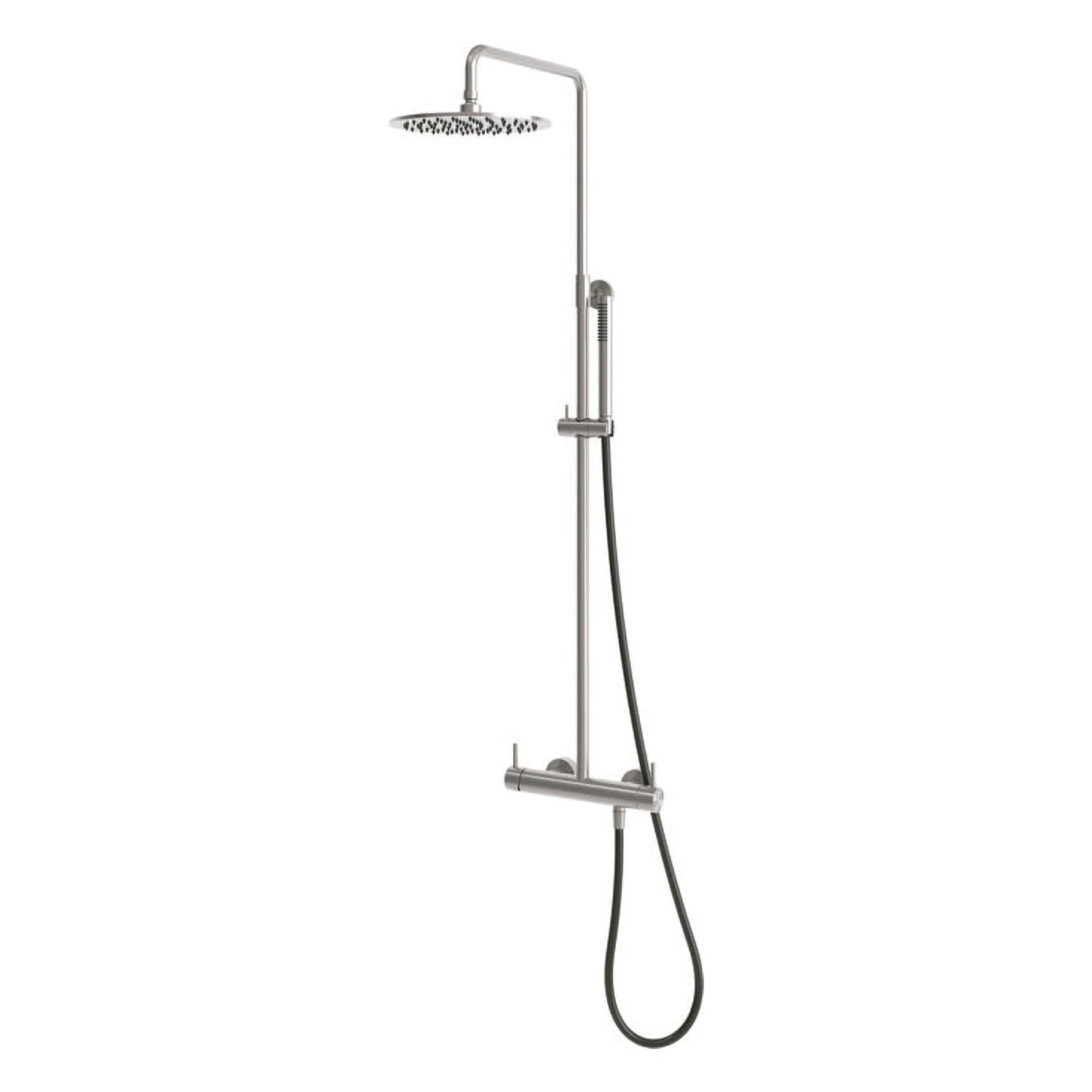DOCCIA PARETE LEVANTE INOX