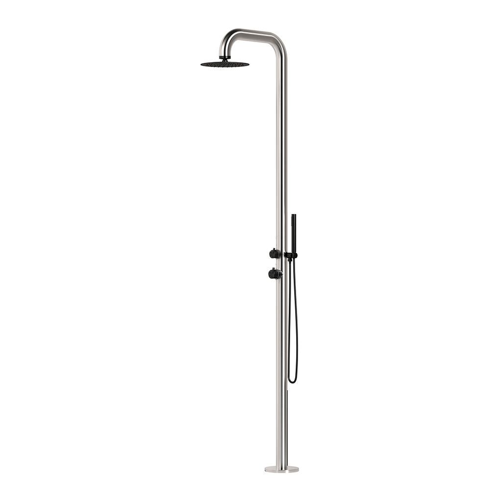 DOCCIA PULA DUO INOX NERA