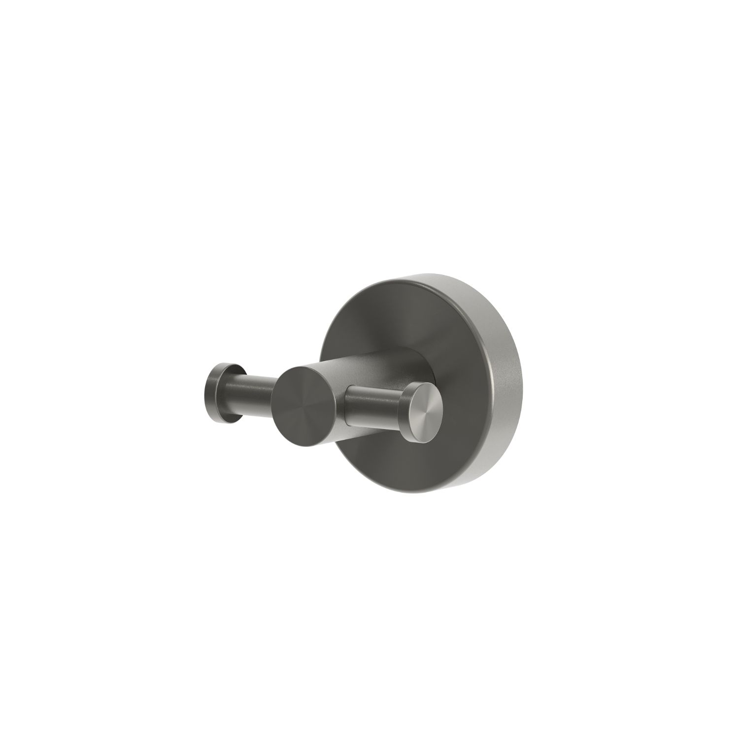 Gancio doppio Levante gun metal eleganza e resistenza gancio da muro doppio levante GUN METAL