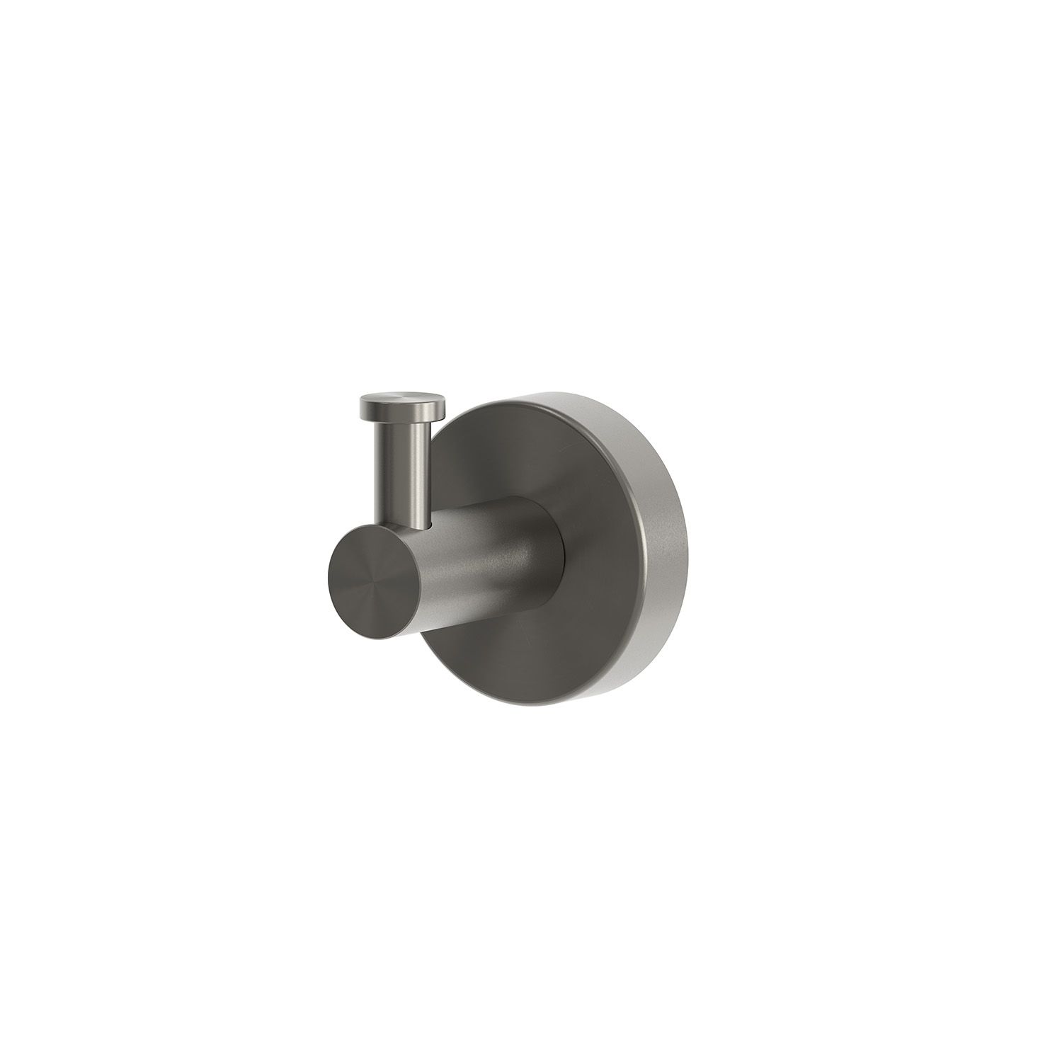 gancio da muro singolo gun metal qualita design e durata garantiti Gancio Porta Salviette SINGOLO Gun metal