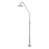 Doccia da piscina in acciaio 316 colore acciaio con diffusore orientabile IMEX GPA002 AC 100x100