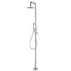 Cascata per piscina in acciaio 316 design elegante e diffusore orientabile IMEX GPF008 AC 100x100