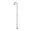 Doccia per piscina in acciaio 316 colore acciaio con rubinetto a 2 vie IMEX GPM007 AC 100x100