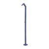 Doccia piscina blu in inox 316 con diffusore a cascata per esterni IMEX GPN013 AAO 100x100