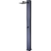 Doccia piscina in acciaio 316 blu oceano e nero opaco con serbatoio 39L IMEX GPP015 AAO 100x100
