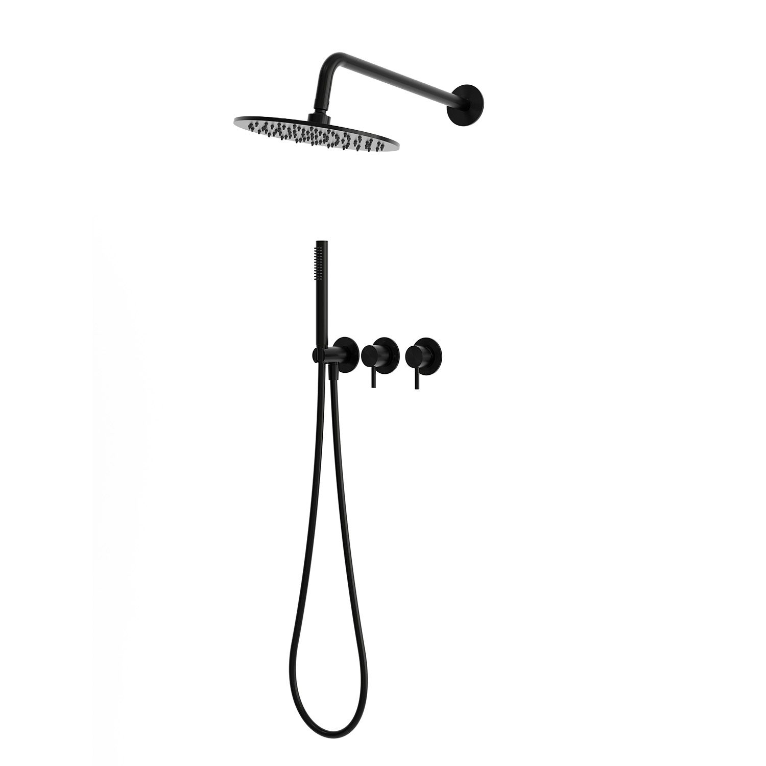 KIT-DOCCIA-PARETE-ACQUA-FREDDA-25-NERO KIT DOCCIA PARETE ACQUA FREDDA 25 NERO