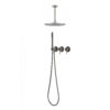 Kit doccia a soffitto 30 cm canna fucile in acciaio inox 316L KIT DOCCIA SOFFITTO ACQUA FREDDA LUNGO 30 CANNA FU 100x100