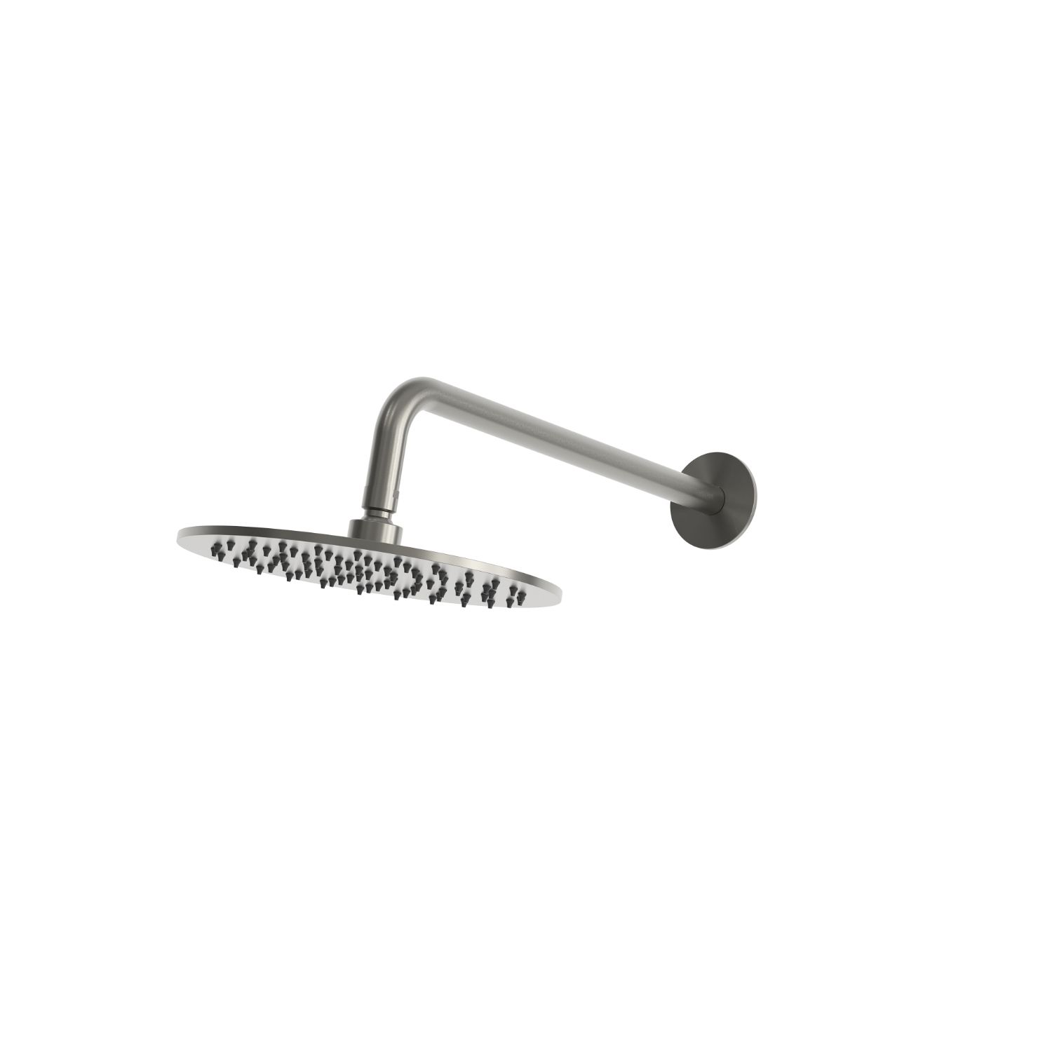 kit doccia levante 30 cm inox oro canna fucile elegante e resistente Kit BraccioSoffione Inox 30 Canna fucile