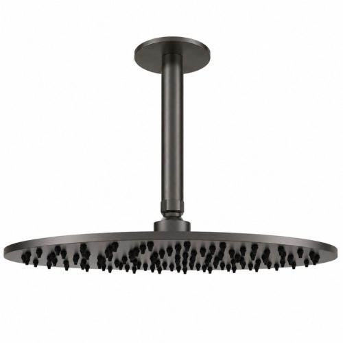 Kit braccio e soffione soffitto 30 cm acciaio inox 316L canna fucile
