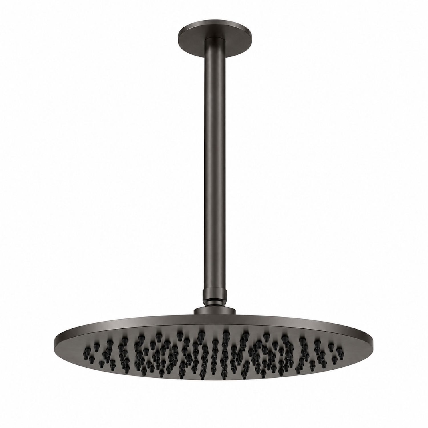 kit soffione doccia levante 25cm inox elegante e resistente acquista ora Kit Braccio Soffione Inox 25cm Gun metal