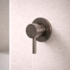 Miscelatore da incasso oro rosa in metallo resistente alla corrosione con canna a fucile MISCELATORE MURO LEVANTE CANNA FUCILE Ambientata 100x100