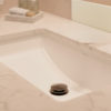 Valvola click clack oro rosa in acciaio inox 316L per scarico lavabo PILETTA SCARICO LEVANTE CANNA FUCILE Ambientata 100x100