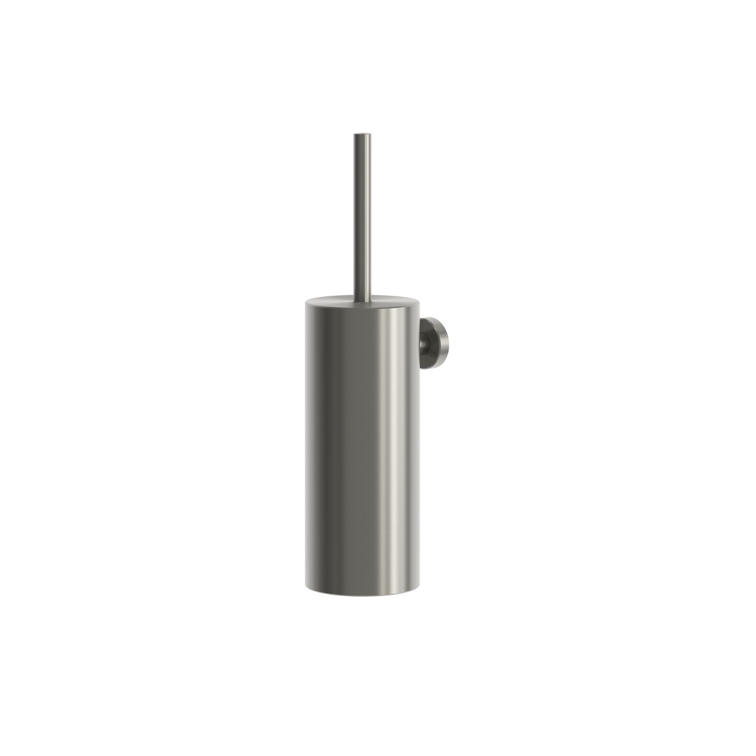 Porta scopino Levante in acciaio inox 316L con finitura canna di fucile e oro rosa eleganza e resistenza per il tuo bagno Porta scopino water in accaio inox 316L