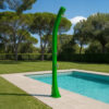 Doccia solare 40L PEHD getto soft facile montaggio per esterni RIOXXL SS0935XXL GREEN Ambientata 100x100
