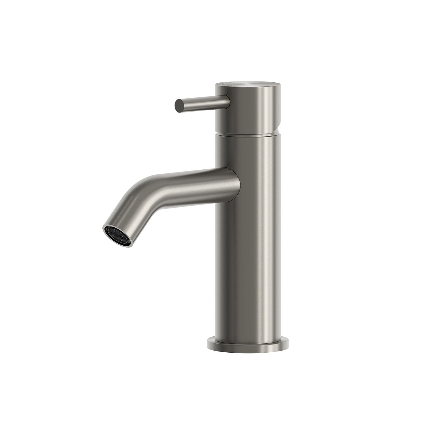 Rubinetto lavabo Levante basso in inox 316L eleganza e durata Rubinetto lavabo inox 316 Canna Fucile