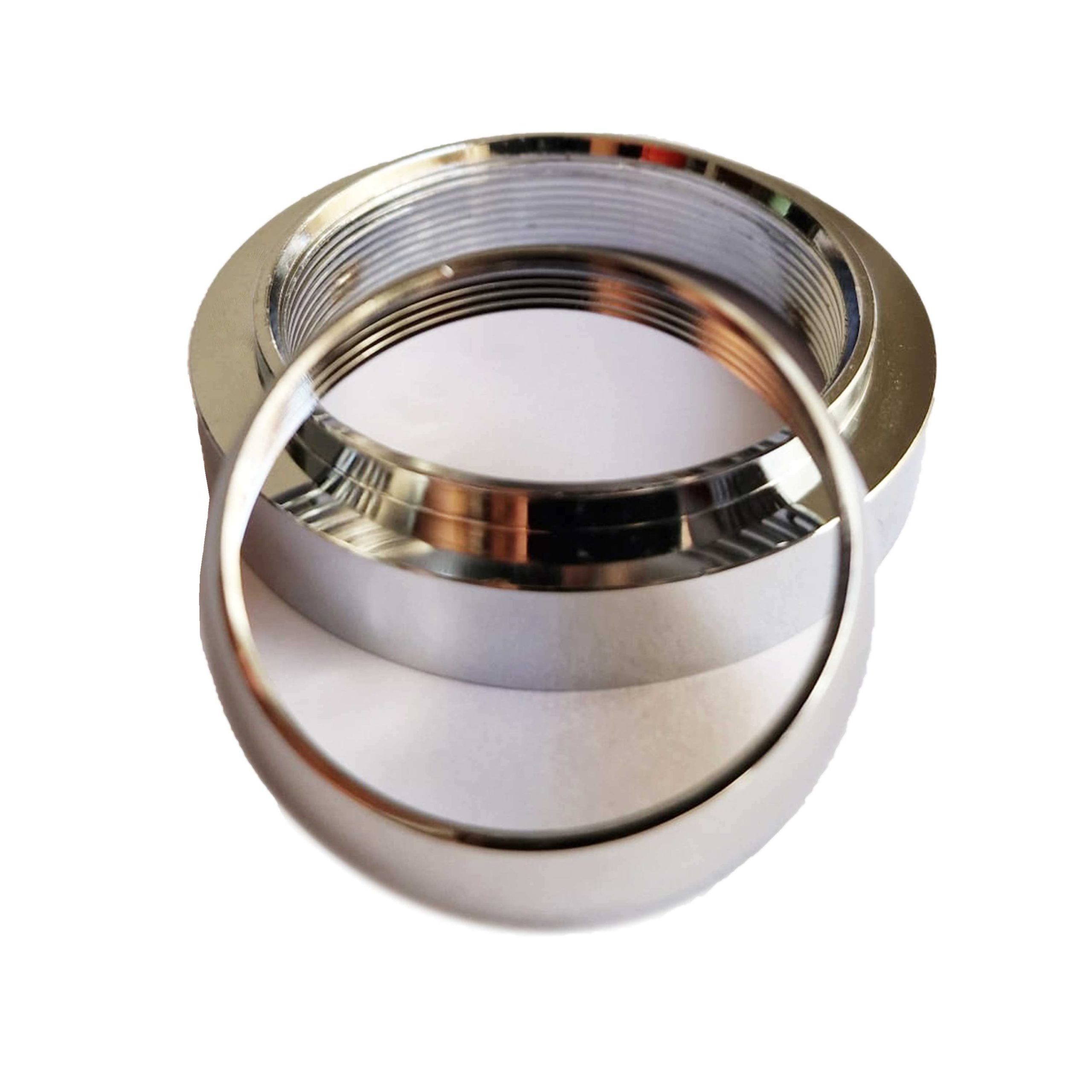 Anelli di Guarnizione per Mixer Doccia Grigio Cromato Eleganza e Durabilita per il Tuo Bagno Coppia Anelli Guarnizione Mixer Grigio